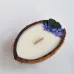 Ароматична свічка Spokiy SP2344 із сухоцвітом Coconut 100 г Біло-коричневий (72083)