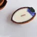 Ароматична свічка Spokiy SP2344 із сухоцвітом Coconut 100 г Біло-коричневий (72083)