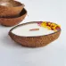 Ароматична свічка Spokiy SP2344-1 із сухоцвітом Coconut 100 г Біло-коричневий (72084)