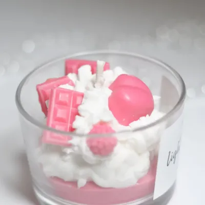 Десертна свічка Spokiy SP2426 Pink 200 г Біло-рожевий (92939) Десертна свічка Spokiy SP2426 Pink 200 г Біло-рожевий (92939)