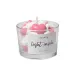 Десертна свічка Spokiy SP2426 Pink 200 г Біло-рожевий (92939)