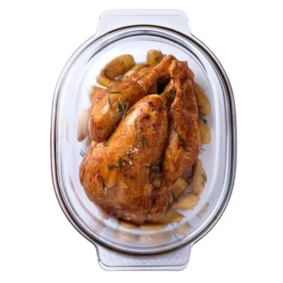 Каструля з кришкою Pyrex 5.8 л Прозорий (7092313) Каструля з кришкою Pyrex 5.8 л Прозорий (7092313)