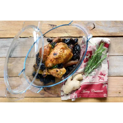 Каструля з кришкою Pyrex 5.8 л Прозорий (7092313) Каструля з кришкою Pyrex 5.8 л Прозорий (7092313)