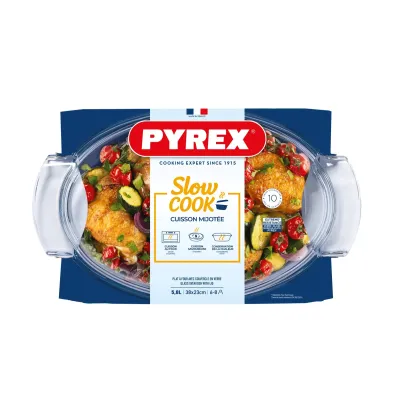 Каструля з кришкою Pyrex 5.8 л Прозорий (7092313) Каструля з кришкою Pyrex 5.8 л Прозорий (7092313)