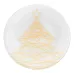 Тарелка Viva NY Tree Gold 25 см Бело-золотистый (7109508)