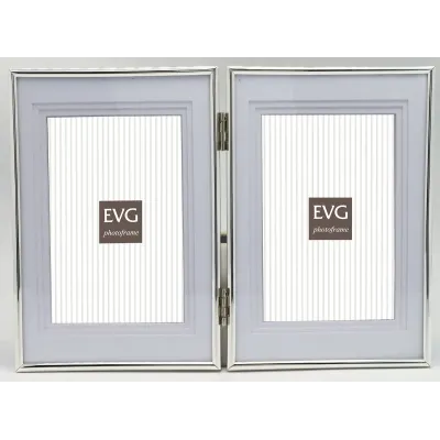 Фоторамка EVG ONIX 2-10х15 см S15 Double Silver (7119230)
