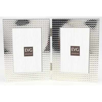 Фоторамка EVG ONIX 2-10х15 см S16 Double Silver (7119231)