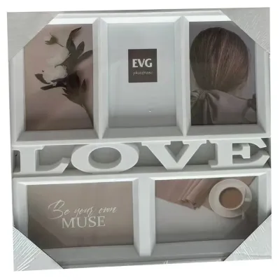 Мультирамка EVG INNO ZB-L5-3233 Collage 5 32х33х2 см White (7120204)