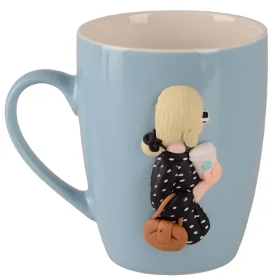 Чашка Limited Edition Dream Girl 340 мл Сірий (7136738) Чашка Limited Edition Dream Girl 340 мл Сірий (7136738)