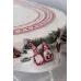 Скатерть новогодняя овальная Прованс 135х180 см Разноцветный (11105)