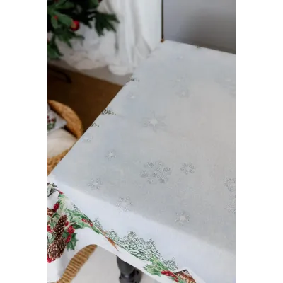 Скатерть Новогодняя Прованс 135х220 см Разноцветный Скатерть Новогодняя Прованс 135х220 см Разноцветный