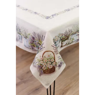 Скатертина на стіл Прованс Provence 135х300 см Різнокольоровий Скатертина на стіл Прованс Provence 135х300 см Різнокольоровий