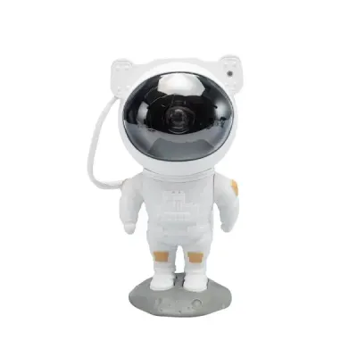 Лазерный светильник ночник Astro Космонавт 12x12x21 см Белый (hub_dbvg25)