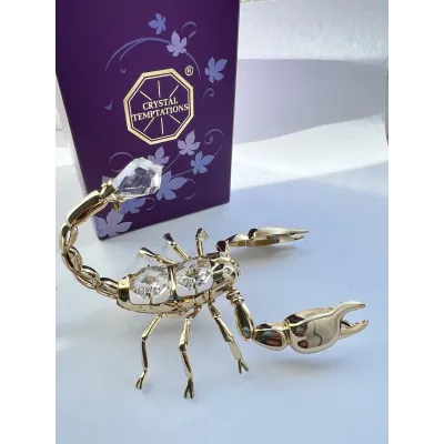 Статуэтка Crystocraft Хрустальный Скорпион со стразами 7х7х8 см Золотистый (265457) Статуэтка Crystocraft Хрустальный Скорпион со стразами 7х7х8 см Золотистый (265457)