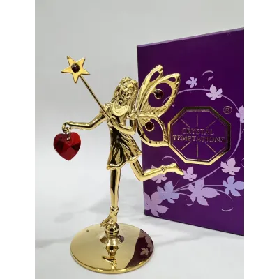 Міні-фігурка Crystocraft Fairy with Heart and Rhinestones 7 см Золотистий (265614) Міні-фігурка Crystocraft Fairy with Heart and Rhinestones 7 см Золотистий (265614)