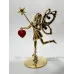 Міні-фігурка Crystocraft Fairy with Heart and Rhinestones 7 см Золотистий (265614)