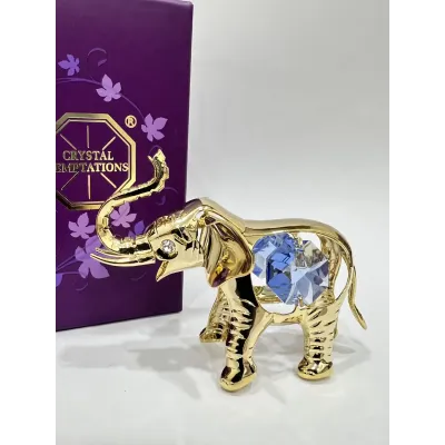 Міні-фігурка Crystocraft Elephant Mini 7 см Золотистий (265615) Міні-фігурка Crystocraft Elephant Mini 7 см Золотистий (265615)