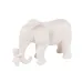 Інтер'єрна статуетка Sabefet Elephant and Girl 24.3 x 16.3 см Білий (265665)