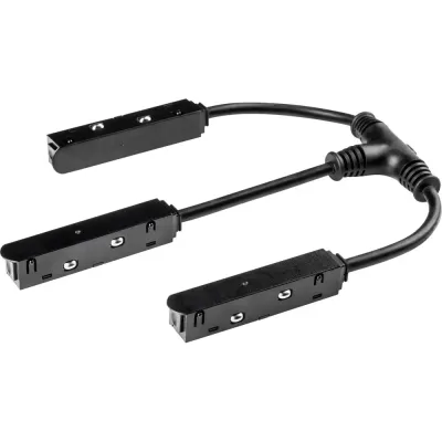 Т образний з'єднувач Lightwell LW-TRACK-T-FLEX-CONNECTOR Чорний (304424)
