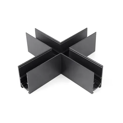 Х образный соединитель Lightwell LW-TRACK-X-SURF-CONNECTOR 2.68x5.1 см Черный (304425)