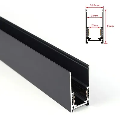 Накладний магнітний трек Lightwell LW-TRACK-SURF-B-3m 3 м Чорний (304438) Накладний магнітний трек Lightwell LW-TRACK-SURF-B-3m 3 м Чорний (304438)