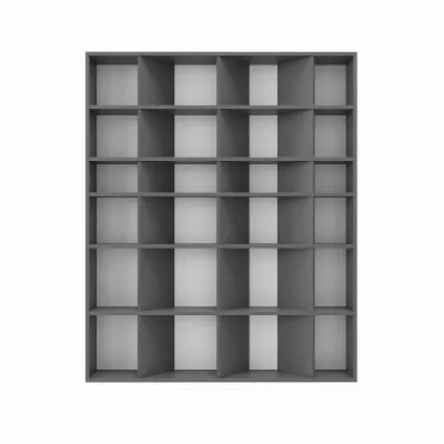 Стеллаж открытый Art in Head 1 Light Графит серый 1200x1460x160 мм (LT13070000000)