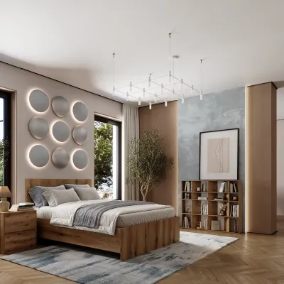 Стеллаж открытый Art in Head 2 Light Дуб Эвок прибрежный 1200x1000x160 мм (LT14100000000)