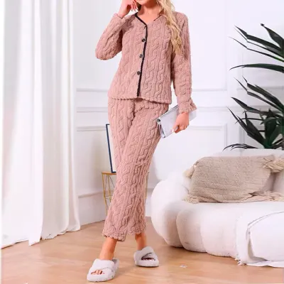 Комплект женской пижамы Lesko 5312 Розовый XL (13714-90610) Комплект женской пижамы Lesko 5312 Розовый XL (13714-90610)