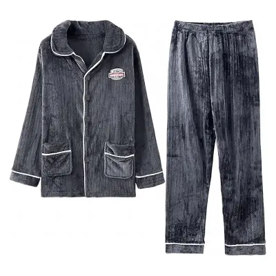 Мужская пижама Lesko CK-206 Gray XL (14102-90678)