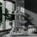 Домик когтеточка для кошек Lesko TM100 133х50 см Gray (13223-90782)