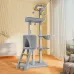 Домик когтеточка для кошек Lesko TM100 133х50 см Gray (13223-90782)