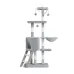 Домик когтеточка для кошек Lesko TM100 133х50 см Gray (13223-90782)