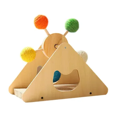 Іграшка кігтеточка для кішок Taotaopets Y0034 Млин 39x23x37 см Бежевий (13791-90785) Іграшка кігтеточка для кішок Taotaopets Y0034 Млин 39x23x37 см Бежевий (13791-90785)