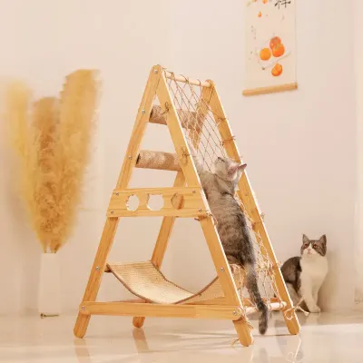 Когтеточка для котів Taotaopets Y0001 85х65х40 см Бежевий (13795-90787)