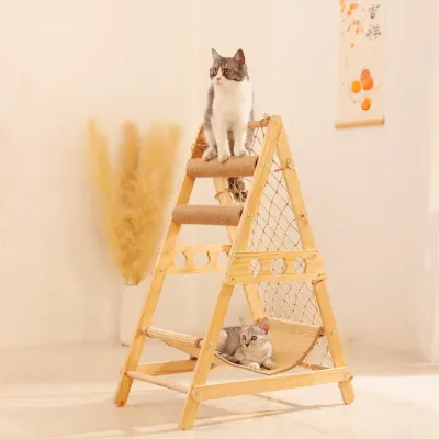 Когтеточка для котів Taotaopets Y0001 85х65х40 см Бежевий (13795-90787)