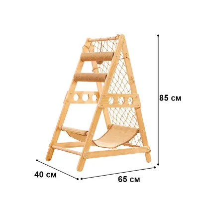 Когтеточка для котів Taotaopets Y0001 85х65х40 см Бежевий (13795-90787)