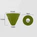 Пуровер для заваривания кофе No Brand GV40 250 мл Green (13701-90849) Пуровер для заваривания кофе No Brand GV40 250 мл Green (13701-90849)
