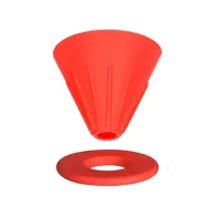 Пуровер Ecocoffeetools GV40 250 мл Червоний (13701-90862)