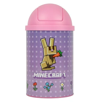 Настольный контейнер для мусора YES Minecraft.Spring 2 л Сиреневый (708570)