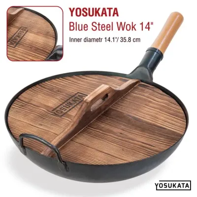 Кришка для Wok Yosukata 35.5 см Коричневий (YWL140) Кришка для Wok Yosukata 35.5 см Коричневий (YWL140)