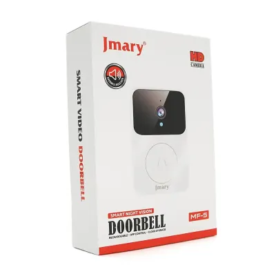 Відеодомофон дзвінок Jmary MF-5 Wi-Fi 800mAh Білий (2863702510)