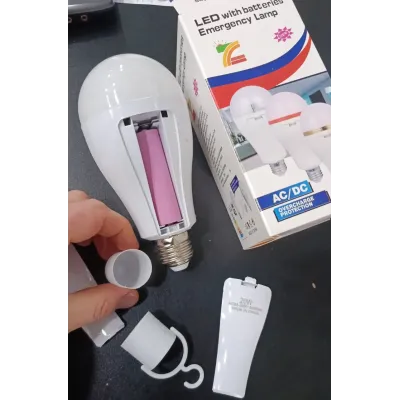 Лампа акумуляторна No Brand Emergency lamp J 920 20W Білий (2891917304)