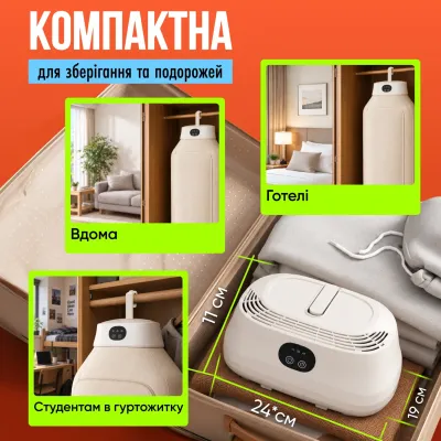 Электрическая сушилка для белья No Brand 500 Вт Белый (HT-500) Электрическая сушилка для белья No Brand 500 Вт Белый (HT-500)