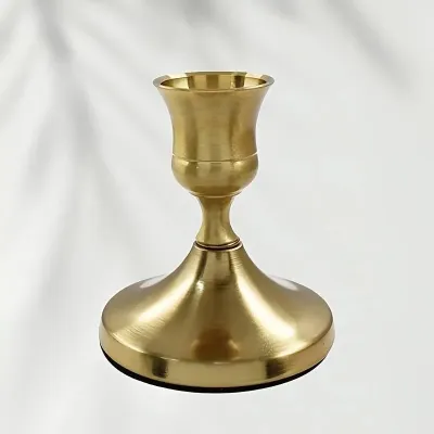 Свічники Leeseph 6.5x7 см 2 шт Бронзовий (Mv082)