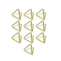 Подставка для посадочной карточки и ценников Leeseph 2x2x2.5 см 10 шт Золотистый (MV085)