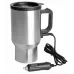 Автомобільний термокухоль із підігрівом No Brand Electric Mug 350 мл Сріблястий (2104619115)