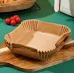 Пергаментні одноразові форми для аерогриля No Brand 23x23x4.5 см 100 шт Коричневий (2104619129)