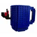 Кухоль-конструктор No Brand Build-On Brick Mug 350 мл Синій (2104619135)