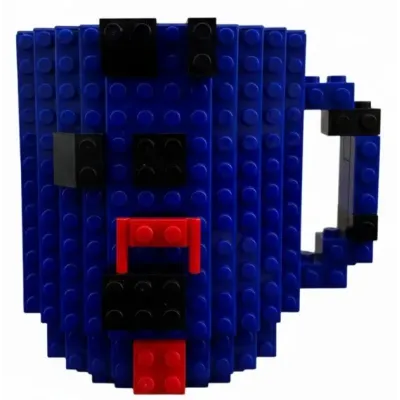 Кухоль-конструктор No Brand Build-On Brick Mug 350 мл Синій (2104619135)