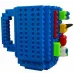 Кухоль-конструктор No Brand Build-On Brick Mug 350 мл Блакитний (2104619136)